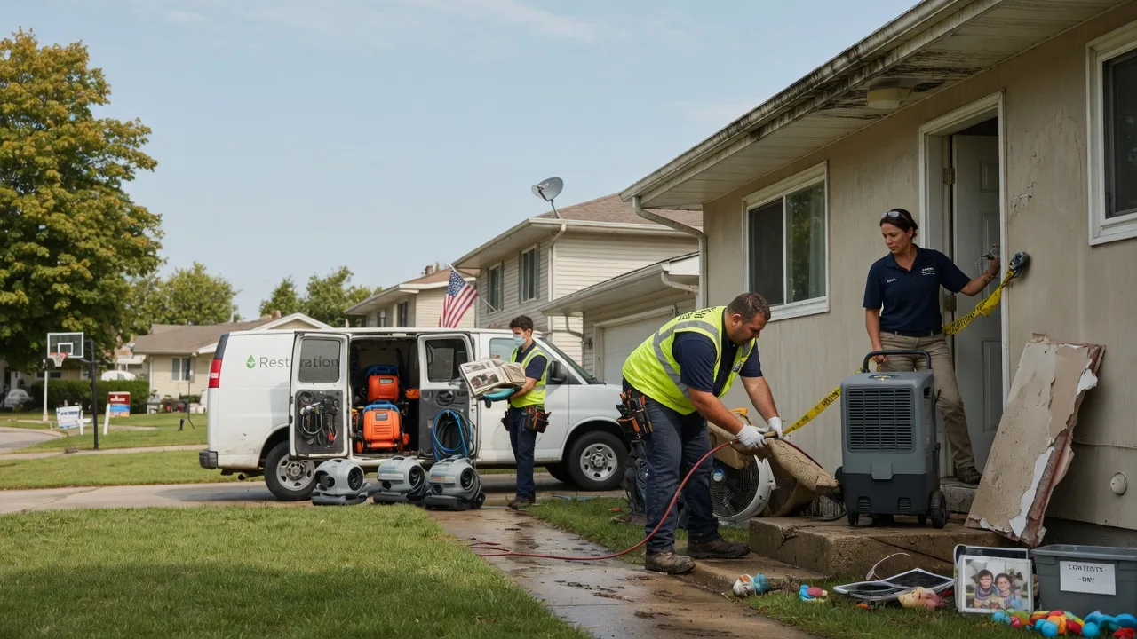 Water Damage Restoration in Comstock Park, MI near me